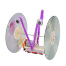 DIY Technology Small Car CD Disc Invent Robot Science Toys Assembled Manually Scientific Experiments Children Educational Toys