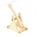 DIY Assembly Wooden Trebuchet Catapult Vehicle Model Kits Children Kids Scientific Experiment Small Physical Invention Toy Gift