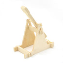 DIY Assembly Wooden Trebuchet Catapult Vehicle Model Kits Children Kids Scientific Experiment Small Physical Invention Toy Gift