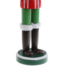 Exquisite Christmas Hand Painted Wood Nutcracker Cook w/Tray Walnut Puppet Xmas Holiday Decorative 36cm
