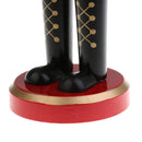 38cm Height Glitter Hand Painted Glitter Nutcracker Drummer Action Figure Christmas Holiday Decoration