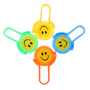 4pcs Smile Face Flying Disc Prizes for Classroom Teacher, Pinata Filler Toy