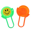 4pcs Smile Face Flying Disc Prizes for Classroom Teacher, Pinata Filler Toy