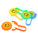 4pcs Smile Face Flying Disc Prizes for Classroom Teacher, Pinata Filler Toy
