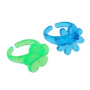 12pcs Colorful Plastic Rings Prizes for Classroom Teacher, Pinata Filler Toy