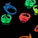12pcs Colorful Plastic Rings Prizes for Classroom Teacher, Pinata Filler Toy