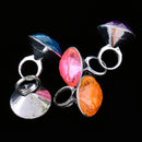 5pcs Plastic Diamond Rings Prizes for Classroom Teacher, Pinata Filler Toy