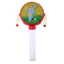 Kids Music Toys Plastic Rattle Drum Percussion Toy Hand Fun Gift for Baby Toddler - A