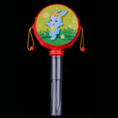 Kids Music Toys Plastic Rattle Drum Percussion Toy Hand Fun Gift for Baby Toddler - A