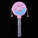 Kids Music Toys Plastic Rattle Drum Percussion Toy Hand Fun Gift for Baby Toddler - A