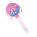 Kids Music Toys Plastic Rattle Drum Percussion Toy Hand Fun Gift for Baby Toddler - A
