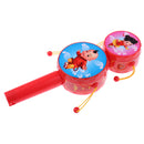 Kids Music Toys Plastic Rattle Drum Percussion Toy Hand Fun Gift for Baby Toddler - B