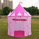 Pink Portable Toy Tent Princess Castle Playtent Kid Indoor Outdoor Playhouse