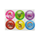 34Pcs Plastic Jurassic Dinosaurs Tree Rockery Chessman Dice Checkerboard Model Figure Figurine Toys Kids Educational Toys Gifts
