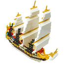 3000Pcs Plastic Granulated Galleon Grand Ship Model Blocks Assembly Building Blocks Intelligence Puzzle Kids Educational Toys