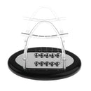 Newton's Cradle Balance Balls Physics Science Classroom Puzzle Desk Toy Lab Teaching Aids with Mirror Base Black Middle