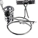 Decorative Man On Swing Design Metal Office Supply Caddy Pencil Holder Desk Organizer Home Decoration