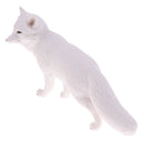 Lifelike Simulation Widlife White Fox Animals Model Figurine Kids Action Figure Science Nature Toys Home Decoration