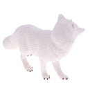 Lifelike Simulation Widlife White Fox Animals Model Figurine Kids Action Figure Science Nature Toys Home Decoration