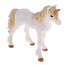Lifelike Simulation White Horse Animals Model Figurine Kids Action Figure Science Nature Toys Home Decoration Props C