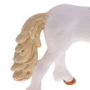 Lifelike Simulation White Horse Animals Model Figurine Kids Action Figure Science Nature Toys Home Decoration Props C