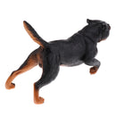 Simulation Wildlife Animal Model Rottweiler Dog Pet Action Figures Kid Educational Toy Home Collectibles Decoration