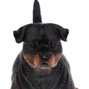 Realistic Simulation Rottweiler Dog Pet Animal Model Action Figure Figurine Nature Toys Decoration Collectibles B