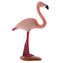 Simulation Wildlife Jungle Flamingo Bird Animal Model Action Figures Toys Kid Educational Toy Home Office Collectibles Decoration - C