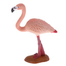 Simulation Wildlife Jungle Flamingo Bird Animal Model Action Figures Toys Kid Educational Toy Home Office Collectibles Decoration - C