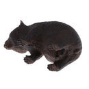 Simulation Wildlife Wombat Animal Model Action Figures Toys Kid Educational Toy Home Office Collectibles Decoration