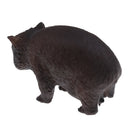 Simulation Wildlife Wombat Animal Model Action Figures Toys Kid Educational Toy Home Office Collectibles Decoration
