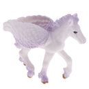 Realistic Plastic Animal Model Figure White Pegasus Model Figurine Kids Toy Both Indoor/Outdoor Play Home Office Decoration Birthday Gift