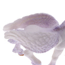 Realistic Plastic Animal Model Figure White Pegasus Model Figurine Kids Toy Both Indoor/Outdoor Play Home Office Decoration Birthday Gift