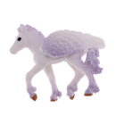 Realistic Plastic Animal Model Figure White Pegasus Model Figurine Kids Toy Both Indoor/Outdoor Play Home Office Decoration Birthday Gift