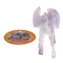 Realistic Plastic Animal Model Figure White Pegasus Model Figurine Kids Toy Both Indoor/Outdoor Play Home Office Decoration Birthday Gift