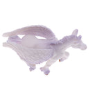 Realistic Plastic Animal Model Figure White Pegasus Model Figurine Kids Toy Both Indoor/Outdoor Play Home Office Decoration Birthday Gift