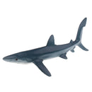 Realistic Plastic Animal Model Figure Blue Shark Model Figurine Kids Toy Both Indoor/Outdoor Play Home Office Decoration Birthday Gift