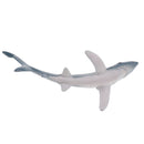 Realistic Plastic Animal Model Figure Blue Shark Model Figurine Kids Toy Both Indoor/Outdoor Play Home Office Decoration Birthday Gift