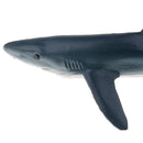 Realistic Plastic Animal Model Figure Blue Shark Model Figurine Kids Toy Both Indoor/Outdoor Play Home Office Decoration Birthday Gift