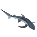 Realistic Plastic Animal Model Figure Blue Shark Model Figurine Kids Toy Both Indoor/Outdoor Play Home Office Decoration Birthday Gift