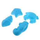 Kids Beach Sand Toy 4pcs Sea Creatures Molds Set Sand Play Set for Todders