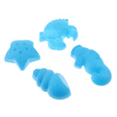 Kids Beach Sand Toy 4pcs Sea Creatures Molds Set Sand Play Set for Todders