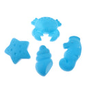 Kids Beach Sand Toy 4pcs Sea Creatures Molds Set Sand Play Set for Todders