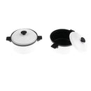 13-Piece White Plastic Kitchen Pretend Play Set for Kids - Pot, Pans, and Cooking Utensils