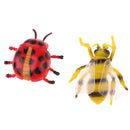 8pcs Plastic Insect Animal Figures Dragonfly Mantis Scarab Bee Cicada Model Kids Nature Figures Kids Toys Gifts