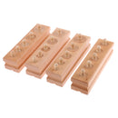 Montessori Wooden Cylinder Socket Blocks Early Learning Educational Baby Plugging Toy Senses Developmental