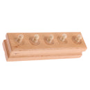 Montessori Wooden Cylinder Socket Blocks Early Learning Educational Baby Plugging Toy Senses Developmental