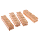 Montessori Wooden Cylinder Socket Blocks Early Learning Educational Baby Plugging Toy Senses Developmental