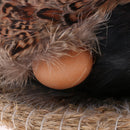 Chicken Hen Hatching Eggs on Nest Animal Figurine Model Home Farm Decoration Kids Play Toys Gifts Large