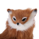 Realistic Farm/Yard Animal Model Figurines Children Science & Nature Toy Gift Home Decor- Squatting Fox